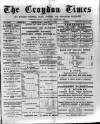 Croydon Times Wednesday 03 August 1887 Page 1