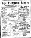 Croydon Times Saturday 17 March 1888 Page 1