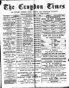 Croydon Times Saturday 09 June 1888 Page 1