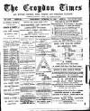 Croydon Times Wednesday 28 November 1888 Page 1