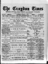 Croydon Times Saturday 11 January 1890 Page 1