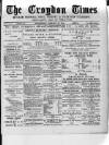 Croydon Times Wednesday 22 January 1890 Page 1
