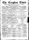 Croydon Times Saturday 10 January 1891 Page 1