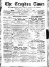 Croydon Times Saturday 17 January 1891 Page 1