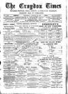 Croydon Times Wednesday 21 January 1891 Page 1
