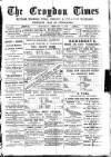 Croydon Times Wednesday 11 February 1891 Page 1