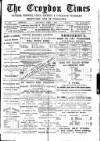 Croydon Times Saturday 04 April 1891 Page 1