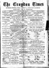 Croydon Times Wednesday 20 May 1891 Page 1