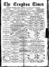 Croydon Times Wednesday 10 June 1891 Page 1