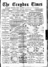 Croydon Times Wednesday 24 June 1891 Page 1