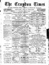 Croydon Times Saturday 08 August 1891 Page 1