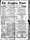 Croydon Times Wednesday 30 December 1891 Page 1