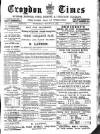 Croydon Times Wednesday 13 January 1892 Page 1