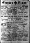 Croydon Times Wednesday 07 December 1892 Page 1