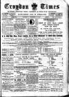 Croydon Times Saturday 10 December 1892 Page 1