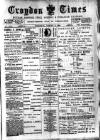 Croydon Times Wednesday 11 January 1893 Page 1