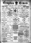 Croydon Times Wednesday 01 February 1893 Page 1