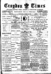 Croydon Times Wednesday 29 March 1893 Page 1