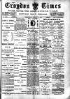 Croydon Times Wednesday 02 August 1893 Page 1