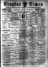 Croydon Times Wednesday 30 August 1893 Page 1