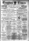 Croydon Times Wednesday 08 November 1893 Page 1