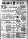 Croydon Times Wednesday 22 November 1893 Page 1