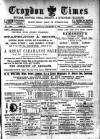 Croydon Times Saturday 09 December 1893 Page 1