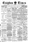 Croydon Times Wednesday 03 October 1894 Page 1