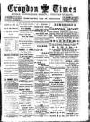 Croydon Times Saturday 05 January 1895 Page 1