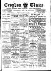 Croydon Times Wednesday 09 January 1895 Page 1