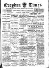 Croydon Times Wednesday 30 January 1895 Page 1