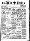 Croydon Times Saturday 06 April 1895 Page 1