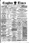 Croydon Times Wednesday 05 June 1895 Page 1