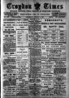 Croydon Times Wednesday 08 January 1896 Page 1