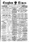 Croydon Times Saturday 09 May 1896 Page 1