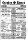 Croydon Times Saturday 13 June 1896 Page 1