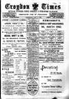 Croydon Times Wednesday 15 July 1896 Page 1