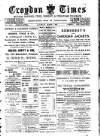 Croydon Times Saturday 06 March 1897 Page 1