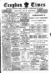 Croydon Times Saturday 03 July 1897 Page 1