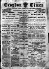 Croydon Times Saturday 01 January 1898 Page 1