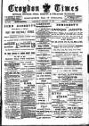 Croydon Times Saturday 22 January 1898 Page 1
