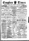 Croydon Times Wednesday 26 January 1898 Page 1