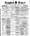 Croydon Times Saturday 14 January 1899 Page 1