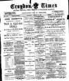 Croydon Times Saturday 21 January 1899 Page 1