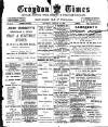 Croydon Times Saturday 28 January 1899 Page 1