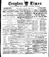 Croydon Times Saturday 02 September 1899 Page 1