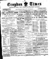 Croydon Times Saturday 04 November 1899 Page 1