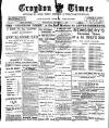 Croydon Times Wednesday 08 November 1899 Page 1