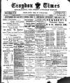 Croydon Times Wednesday 28 March 1900 Page 1
