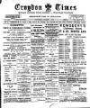 Croydon Times Wednesday 01 August 1900 Page 1